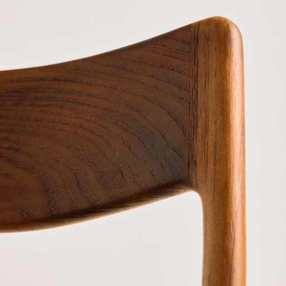 Silla de comedor Boomerang modelo 370 de teca MK11871 de Alfred Christensen para Slagelse Møbelværk. Juego (photo 7 of 15)