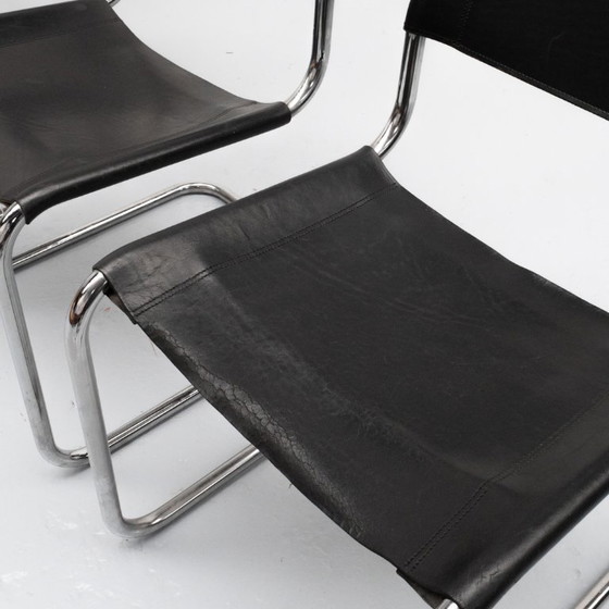 Image 1 of Mart Stam S33 Eetkamerstoelen Set Thonet 1970s