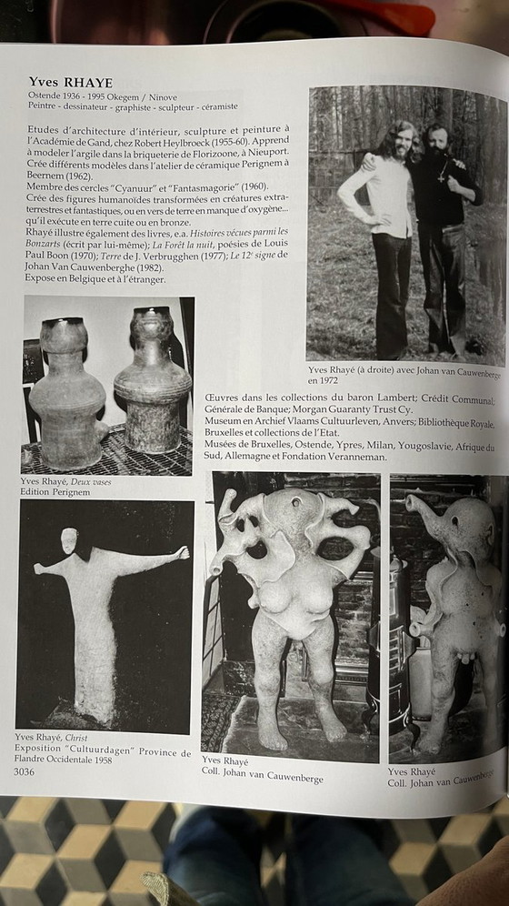 Yves Rhaye, Sculptures anthropomorphes en céramique émaillée, années 1970, Céramique émaillée – Ceramic (photo 16 of 19)