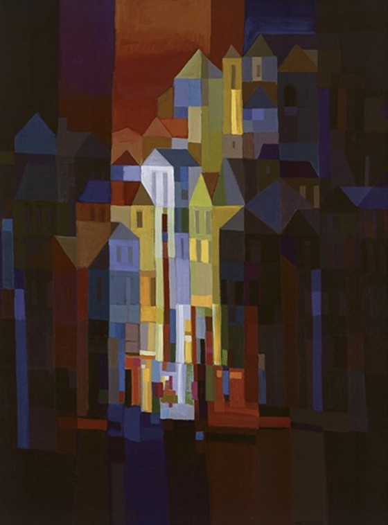 Image 1 of Ton Schulten ----Ciudad de noche