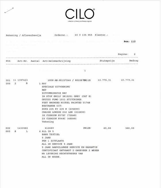 Image 1 of B&B Italia - Ray - corner sofa