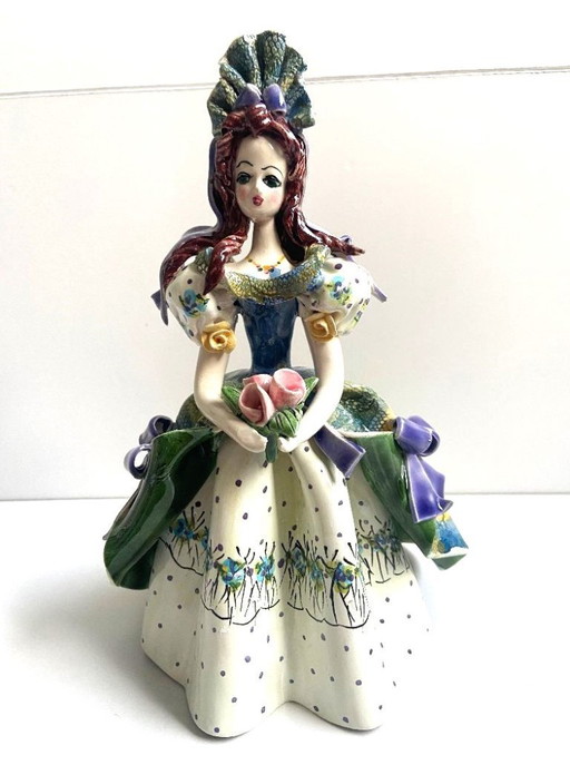 Collection Sujet Figurine Poupée Biscuit de Porcelaine Signée Cythère Sculpture