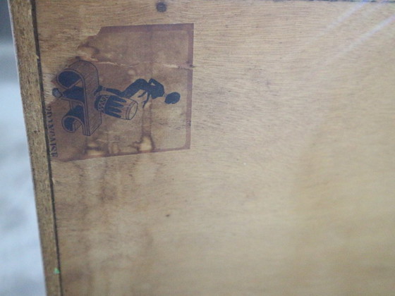Architektonisches Sideboard im Mid-Century-Modern-Stil aus hochwertigem Okoumé – Wood (photo 5 of 6)