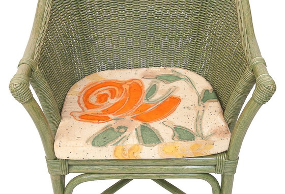 Image 1 of Salon en rotin par Maugrion, 1980