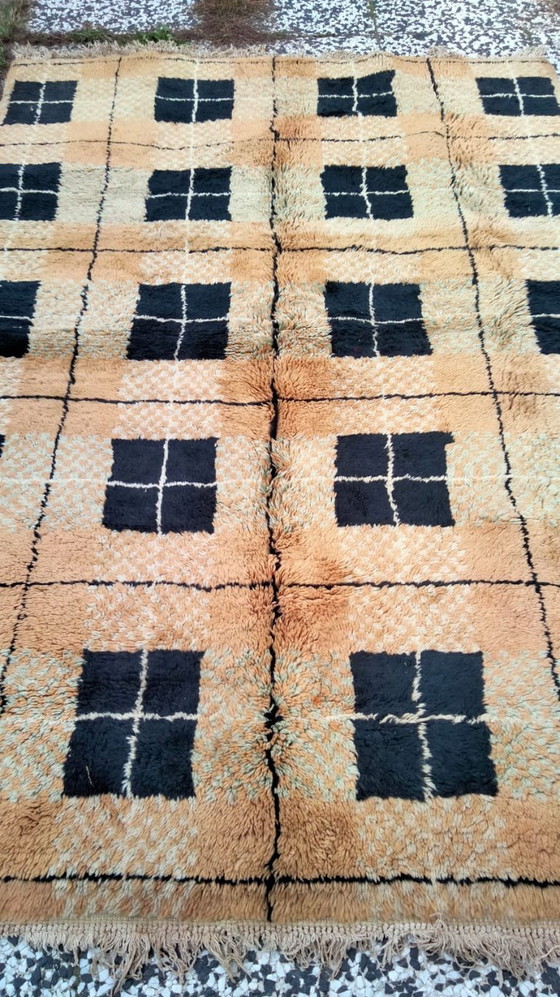 Image 1 of Handgeknoopt Berber tapijt wol 197x135cm