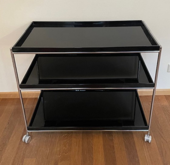 Image 1 of Trolley (die Tabletts) von Kartell, entworfen von Piero Lissoni