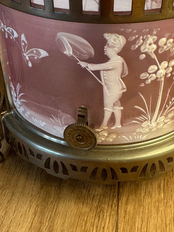 Calentador de té Mary Gregory – Accesorios de mesa, Glass, Metal (photo 11 of 16)