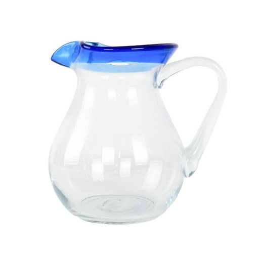 Carafe en verre, design italien, années 1970, fabriquée en Italie