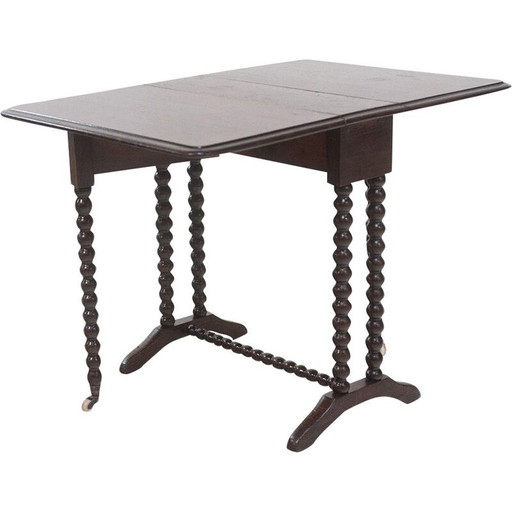 Table d'appoint vintage en chêne