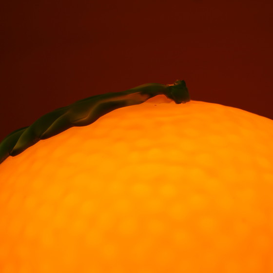 Image 1 of Vintage IKEA Orange & Lemon Fruit Table Lamp Set