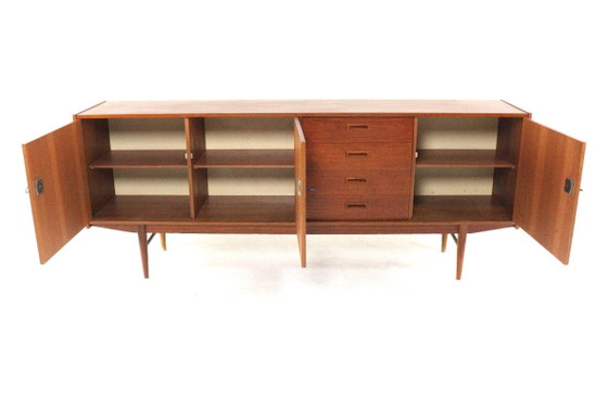 Buffet vintage en teck | 208 cm restauré – Buffet bas, Wood (photo 9 of 15)