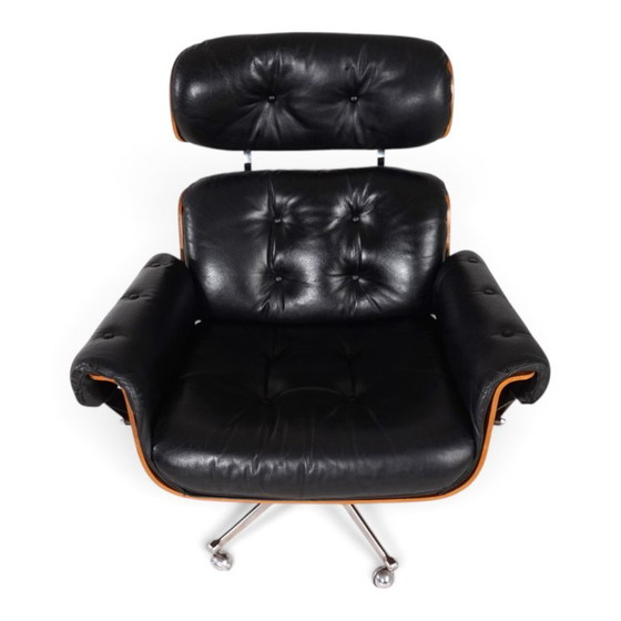 Martin Stoll Leather Lounge Chair For Stoll Giroflex, 1960 – Armchairs, Wood, Vintage (photo 12 of 19)