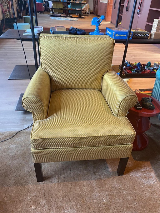 1 X Armchair Pierre Frey Yellow