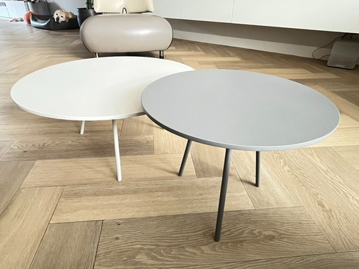 Metaform salontafelset – model DP (wit + grijs) – keramiek