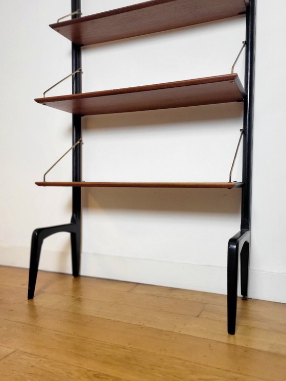 Image 1 of Unité murale modulable vintage par Louis van Teeffelen pour Wébe