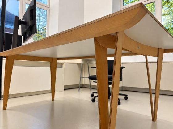 Moormann Spanoto Dining tables 160 cm & 190 cm, several available, Nils Holger Moormann, Wood, White, Modern (photo 3 of 6)