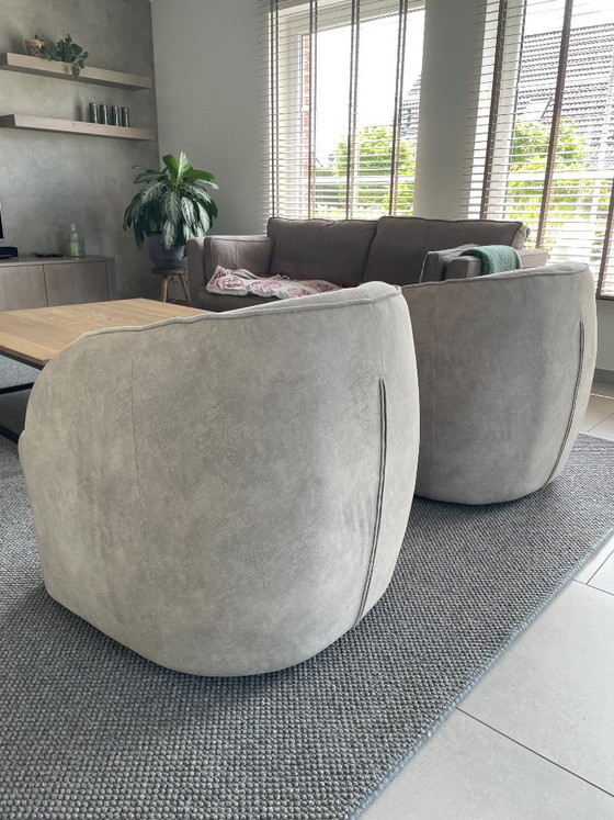 Image 1 of 2 luxurious swivel armchairs from Arma Interiors