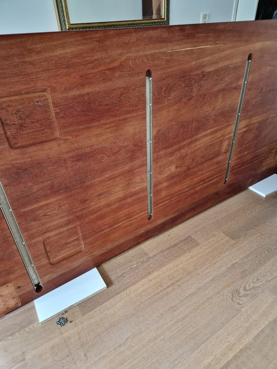 Image 1 of table en bois massif table épaisse