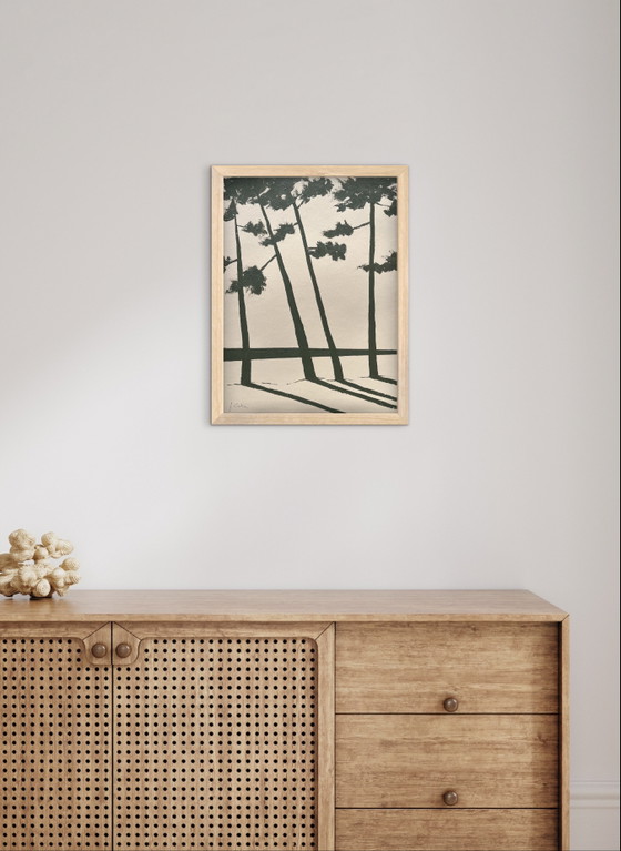 Acrylic on paper, 40x30 – Paintings & Drawings, Wood (photo 4 of 6)