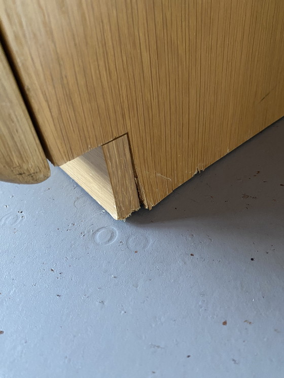 Image 1 of Cómoda de diseño Moser: mesita de noche escultural, estilo moderno de mediados de siglo, década de 1970