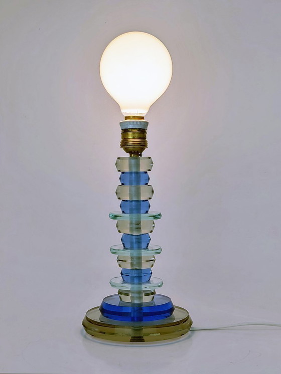 Image 1 of Italienische Murano-Tischlampe