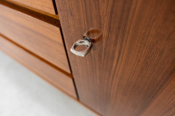 Image 1 of Lang vintage dressoir van SFM, Polen, jaren 1970