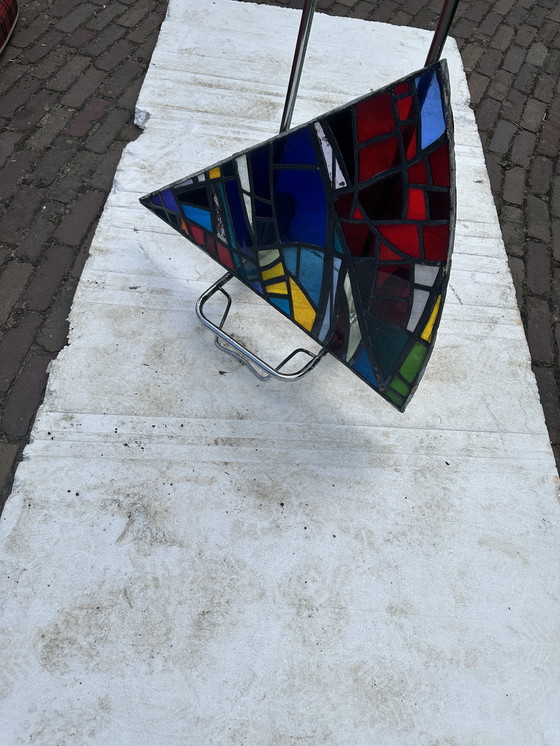 Image 1 of Glaskunst ROSAS vitrail contempory