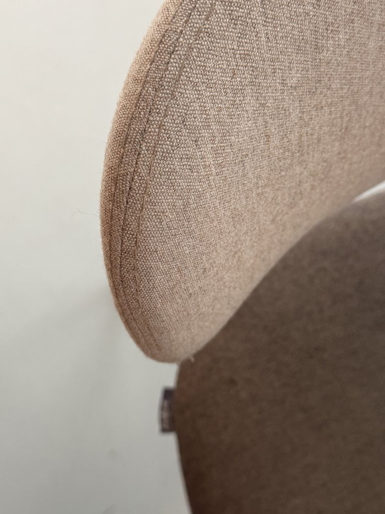 Artifort Aloa / 3x Sedia da pranzo di design / Tessuto Kvadrat, Sedie da pranzo, Metallo, Tessile, Nero (foto 11 di 13)