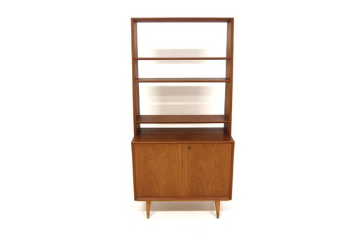 Scandinavian teak bookcase, Sweden, 1960