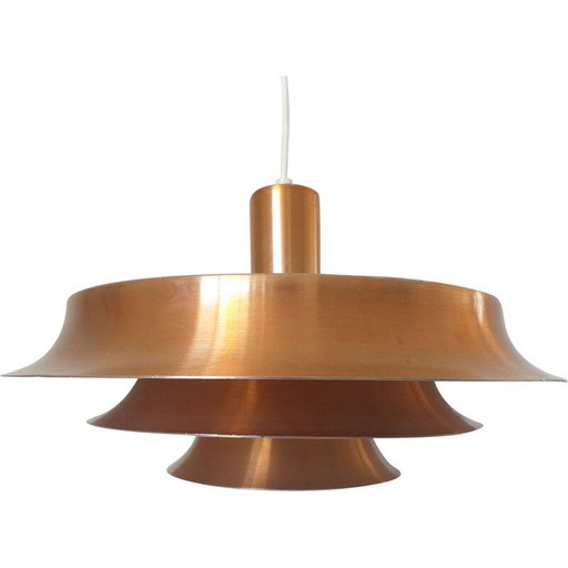 Lampada a sospensione vintage nello stile di Jo Hammerborg, Danimarca, anni '60