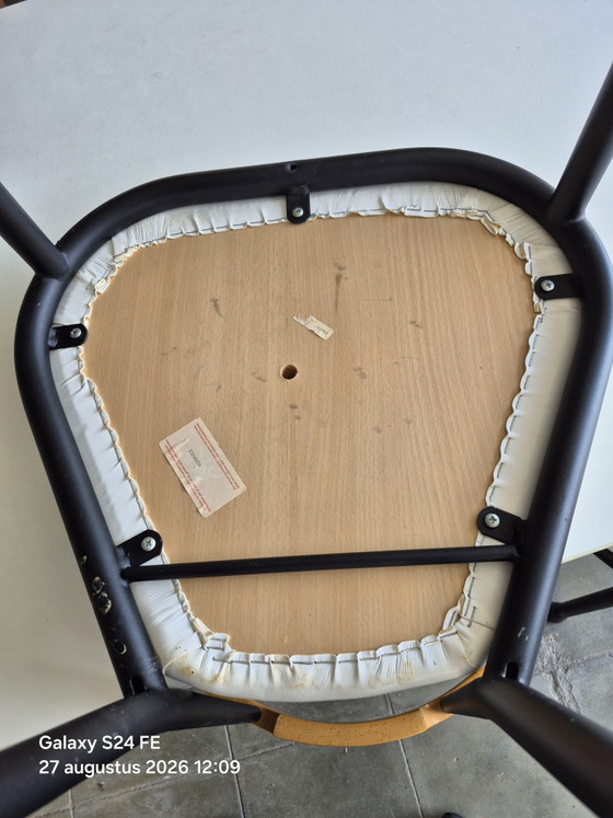 Vintage Tafel 4 Stoelen – tavo, Eettafels, Metal, Wood (photo 8 of 9)