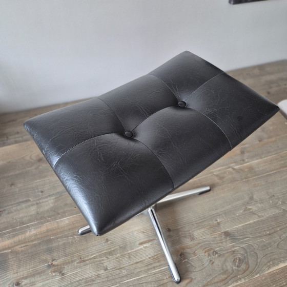 Image 1 of Retro mid - Century ottoman.