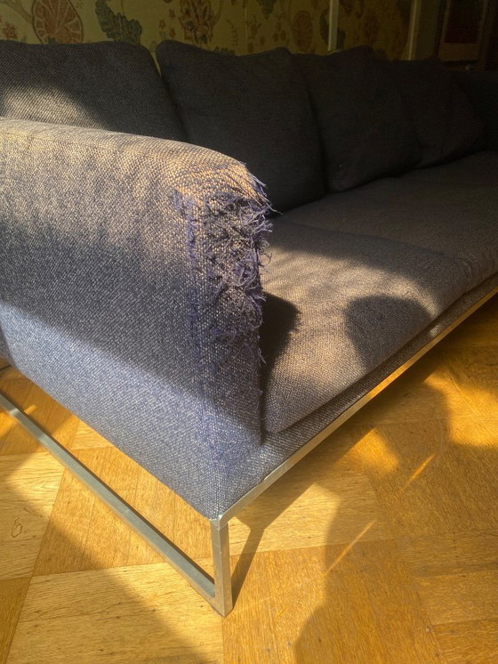 Image 1 of Set B&B Italia Sofa Loveseat Hocker model TIGHT antonio Citterio