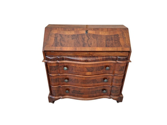 Image 1 of Eleganter Klappschreibtisch aus den 1950er Jahren – Original Mid-Century Modernismus