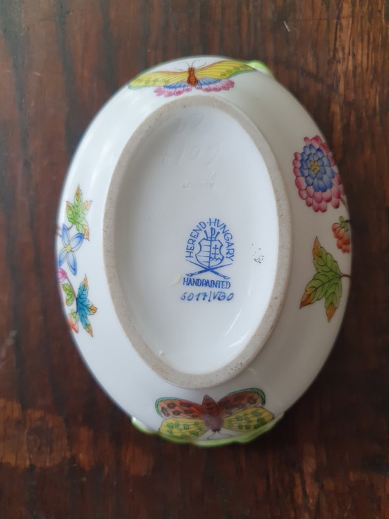 Miniterrina Herend Hungría – Reina Victoria (6017/VBO) – Herend 6017/VBO, Objetos decorativos, Porcelain (photo 15 of 16)