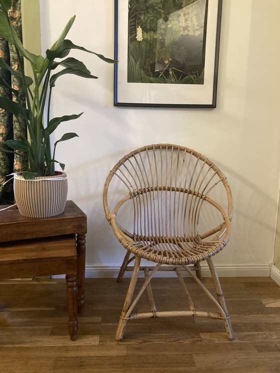 Image 1 of 60er Bambus Sessel vintage origineel - Franco Albini