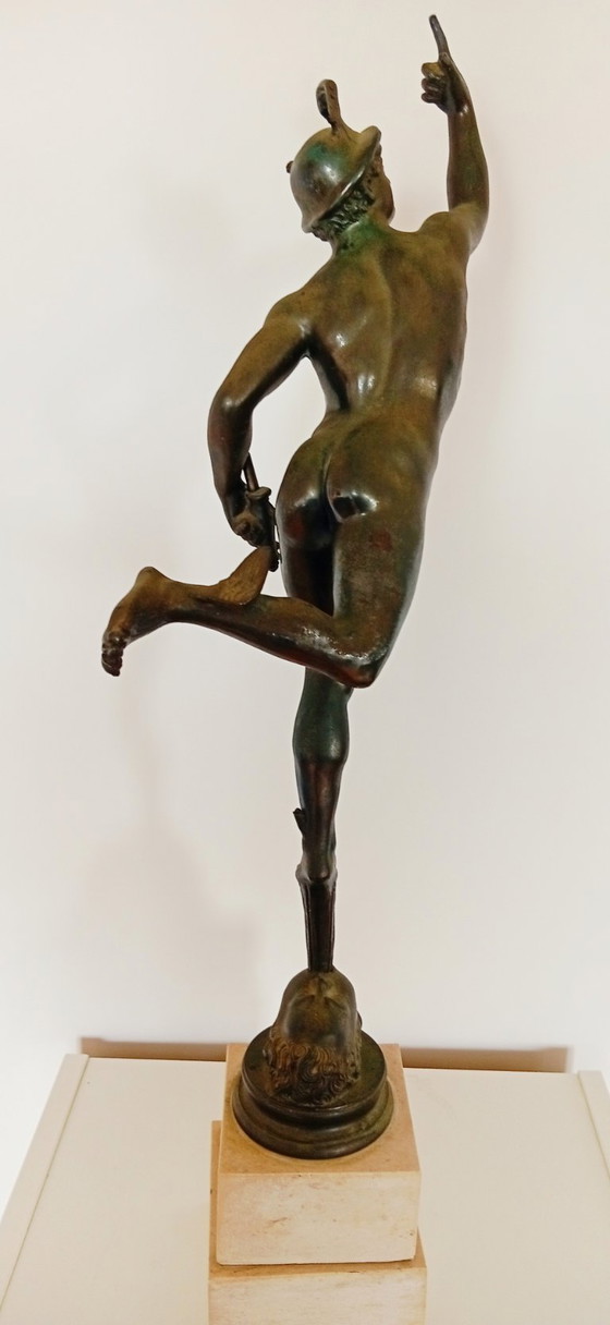 Image 1 of Scultura Mercurio alato