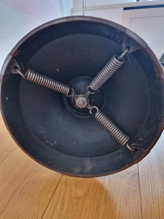 Sgabello da dentista industriale vintage d'epoca – Sgabelli, Metal, Leather (photo 5 of 5)