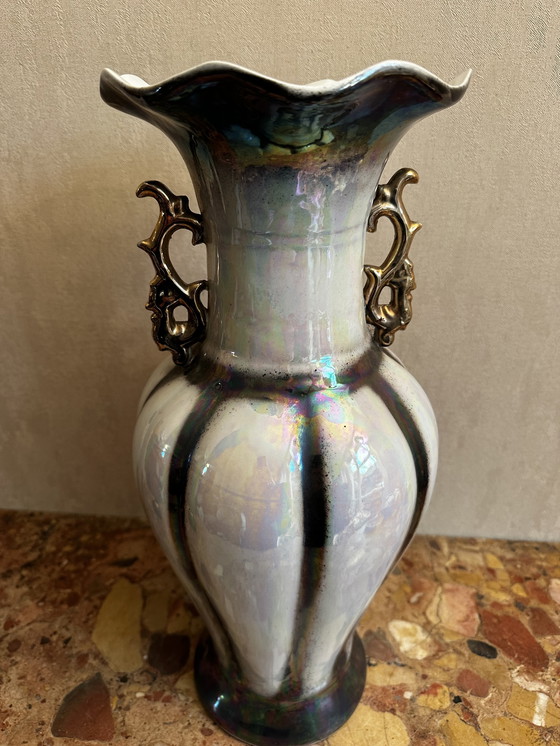 Image 1 of Große chinesische Vase H 45 cm - 20. Jahrhundert