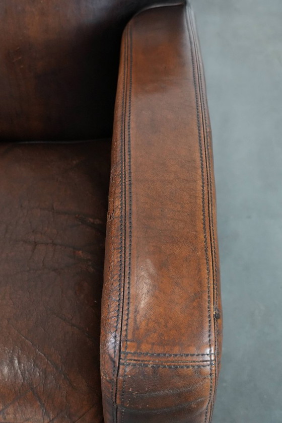 Image 1 of Vintage sheepskin armchair