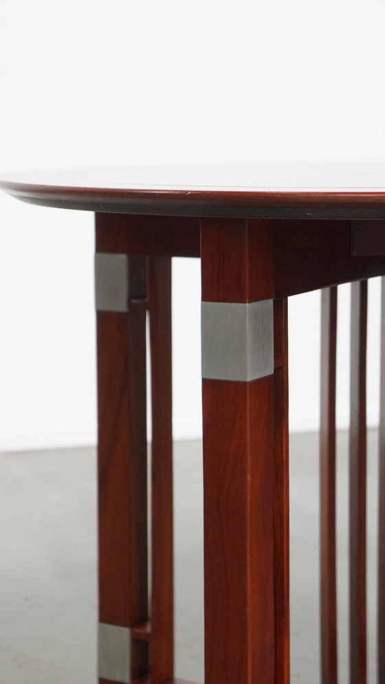 Image 1 of Round Schuitema side table/saloon table from the Decoforma series in Art Deco style