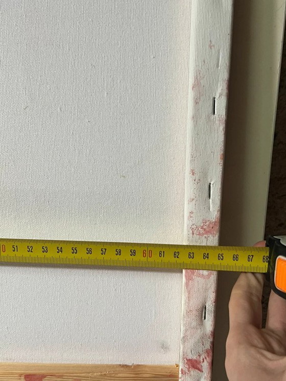 Image 1 of Lienzo de pintura acrílica abstracta contemporánea - 80x65cm