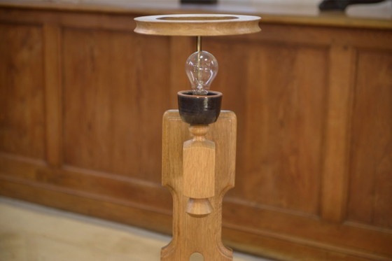 Image 1 of Mesita de noche de roble de Guillermo y Chambron para Your Home, década de 1950.
