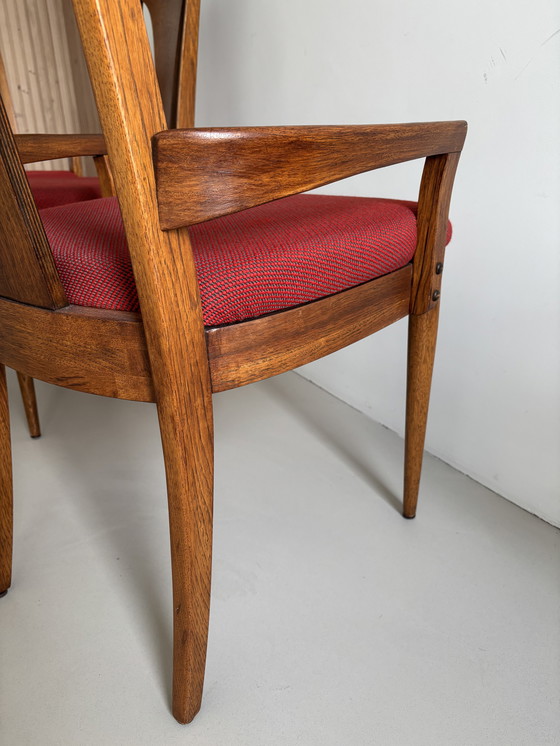 Image 1 of 3 Chaises de salle à manger Broyhill Brasilia en noyer Mid Century