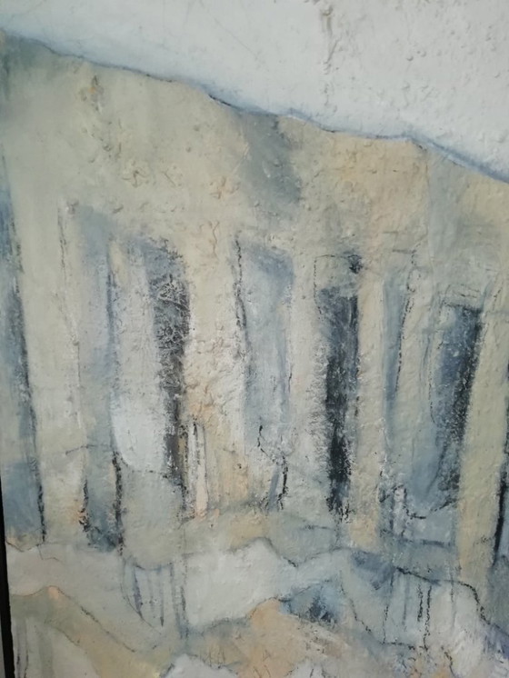 Image 1 of Poles at sea abstract