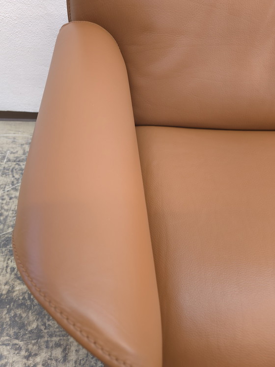 Image 1 of De Sede ds 125 Gerd Lange Garnitur Designersofa Ledersofa Couch Zweisitzer Dreisitzer cognac