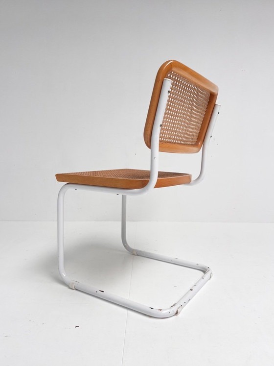 Image 1 of Set of 2 Italian webbing chairs, 1970s
