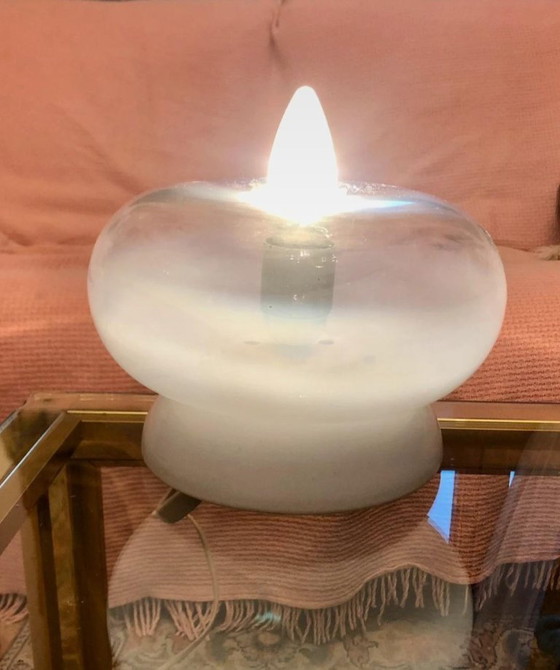 Image 1 of lampe verre italie roberto pamio ou giusto toso