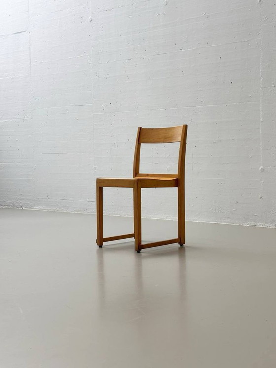 Image 1 of Set di 4 sedie da orchestra di Sven Markelius, anni '40