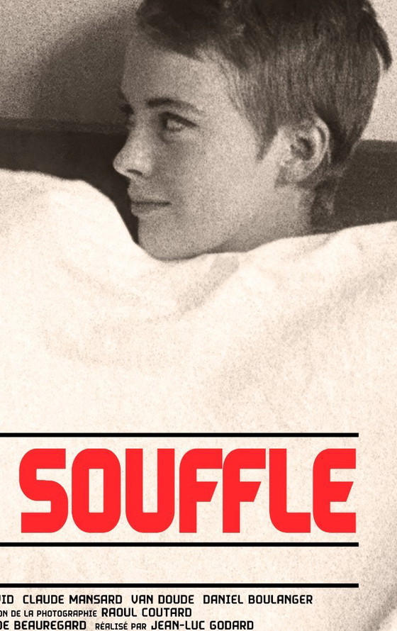 Image 1 of A bout de souffle - film de Jean-Luc Godard 1960 Affiche 50×70 cm